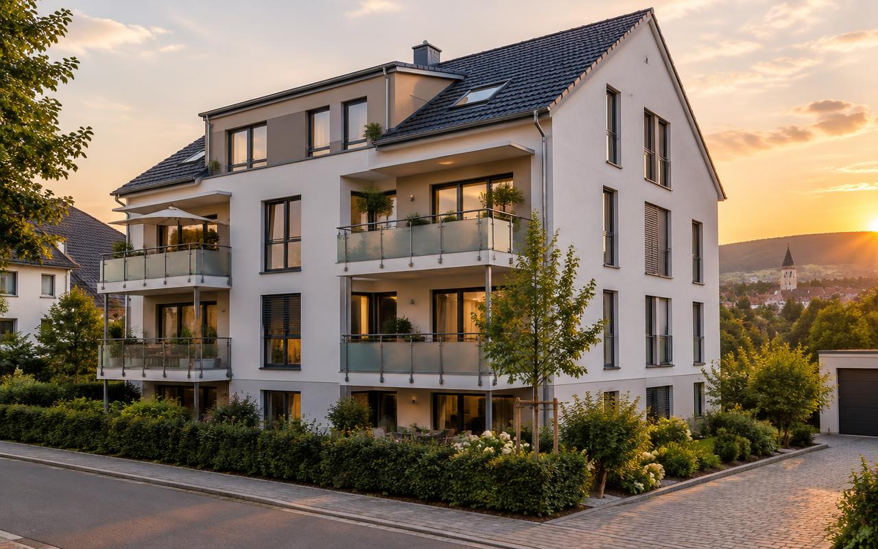 Modernes Mehrfamilienhaus in Denkendorf bei Esslingen